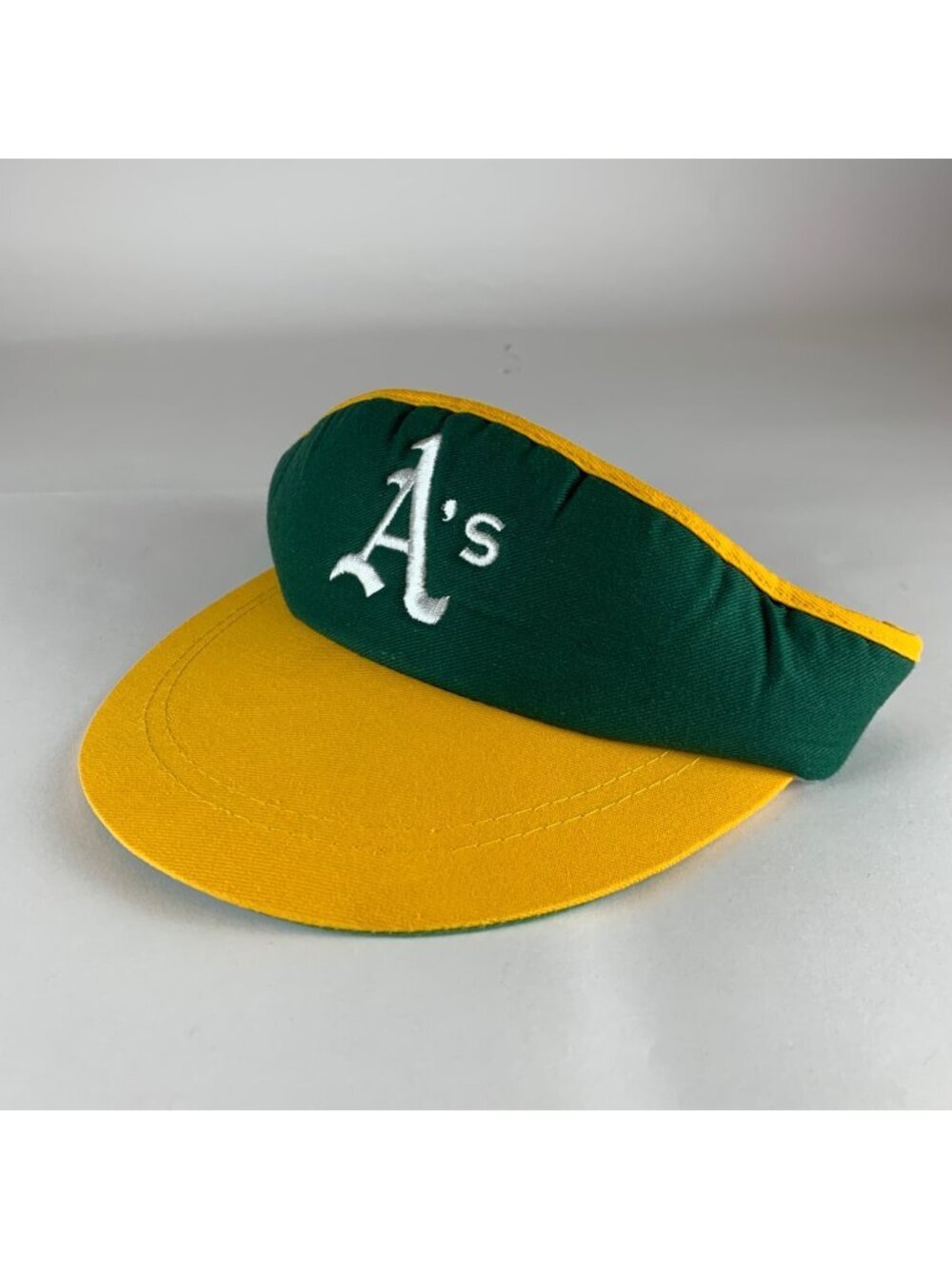 Oakland Athletics MLB Vintage Green Gold Twins Enterprise Adjustable Visor